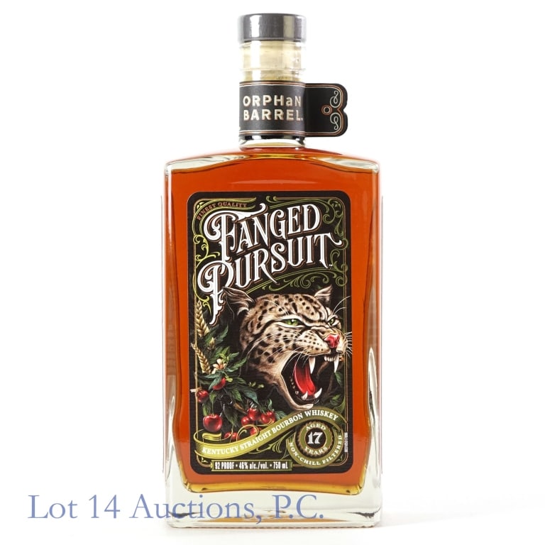 Orphan Barrel 17 Year Fanged Pursuit Bourbon: Orphan Barrel 17 Year Fanged Pursuit Bourbon, 92 Proof, 750 ml.