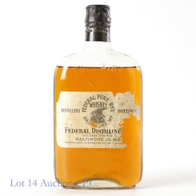 Pre-Prohibition Federal Rye Whiskey (Pint)