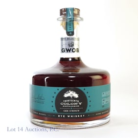 Thirteenth Colony SB Cask Str. Rye Whiskey Pick