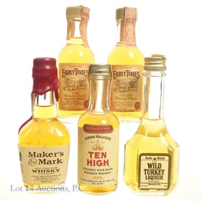 Early Times and More (5 Vintage Miniatures)