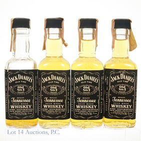 Vintage Jack Daniel's Sour Mash Minis (4)