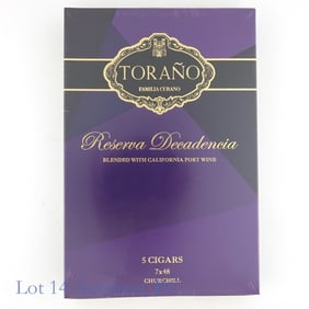 Torano Reerva Decadencia Churchill Cigars (5 Pack)