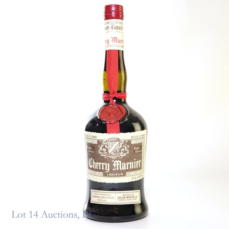 Cherry Marnier "Triple Cerise" Liqueur: Cherry Marnier "Triple Cerise" Liqueur. 48 Proof, 750 ml. Bottled in Paris, France. Please see photos for additional details.