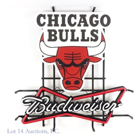 Budweiser Chicago Bulls Neon Sign