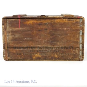 Manhattan Brewing Co. Lidded Crate, Al Capone