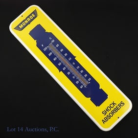 Monroe Shocks Thermometer Sign