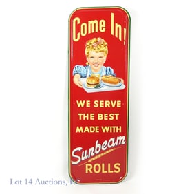 1952 Sunbeam Rolls 4.5 Foot NOS SST Sign