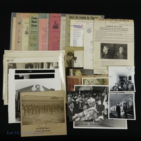 FDR JFK (Stoughton) Photos & Campaign Ephemera