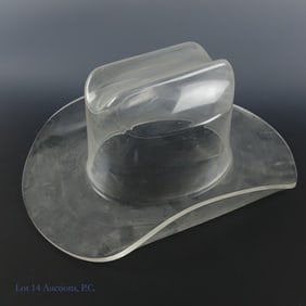 Lucite Acrylic Cowboy Hat