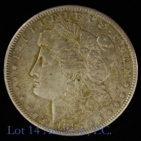 1897-S USA Silver Morgan Dollar - Tough Date