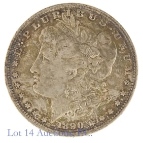 1890 (P) USA Silver Morgan Dollar (UNC - Toned)