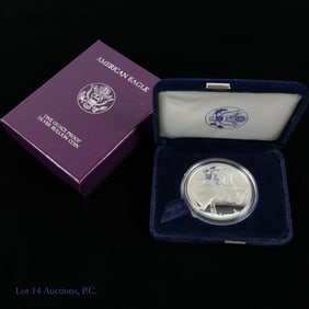 2000-P 1 Ozt./99.9%-Sliver Proof American Eagle $1