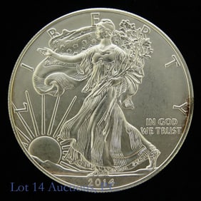 2014 American Silver Eagle $1 Bullion Coin (MS-69)