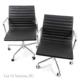 Eames Alum. Group Management Desk Chairs (2)