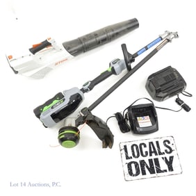 Stihl Blower, Ego String Trimmer LOCAL ONLY