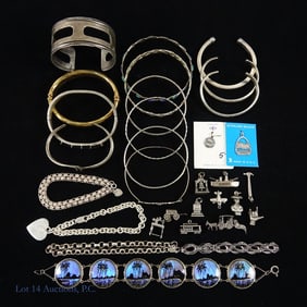 Sterling Silver Bracelets and Charms