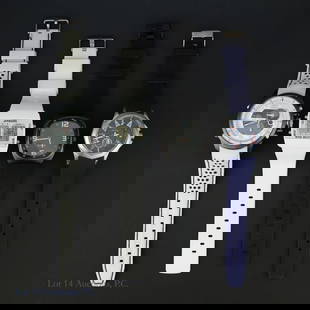 Men's Working Watches (7): Collection of 7 watches, of various styles and brands. All are currently in working condition and show no signs of wear/use. Lot includes: Jinron water-resistant watch with stainless steel back and wh