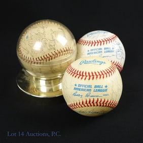 1972 1987 1991 Chicago White Sox Signed Baseballs