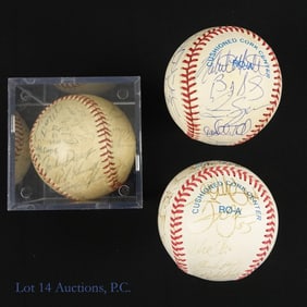 1975 1992 1995 Chicago White Sox Signed Baseballs