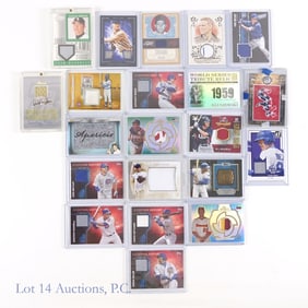 21 Baseball Jersey Patch Cards