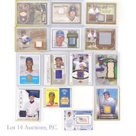 14 Cubs HOF Member Relic Cards