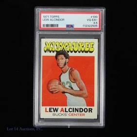 1971 Topps Lew Alcindor / Abdul-Jabbar (PSA 4.5)