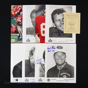 Kansas City Chiefs HOF Signed Photos (8)
