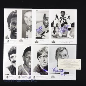 Los Angeles Rams HOF Signed Photos (8)