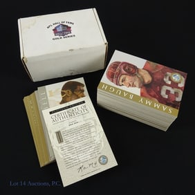 Football HOF 2004 Gold Ed Cards (INC Some Sig)