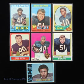 Chicago Bears Immortals Vintage Topps Football Cards  (7)