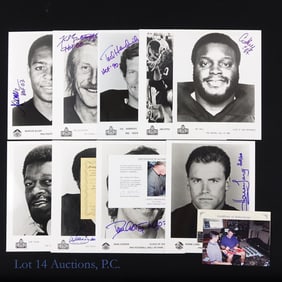 Las Vegas Oakland LA Raiders HOF Signed Photos (9)