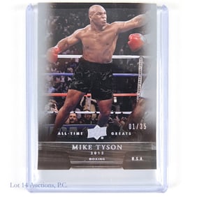 2012 UD All-Time Greats Mike Tyson #92 1/35