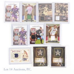 10 Women's Soccer Jersey Patch & Relic Cards