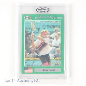 1991 Net Pro Tour Stars Andre Agassi Buyback Card
