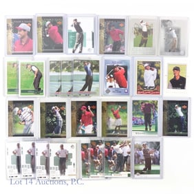 28 Assorted Tiger Woods Trading Cards