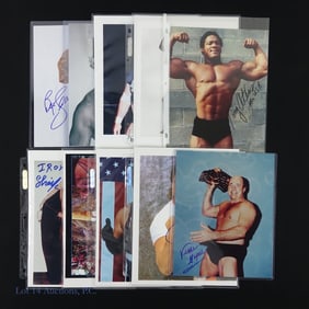 10 Signed Photos Of Wrestling Legends
