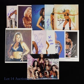 Signed 8x10 Photod Wrestling Divas (11)