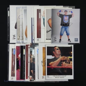 16 Signed Photos Of Wrestling Super Stars