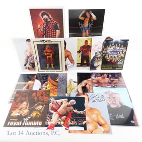 20 Signed 8x10 Photos Of Wrestling Heroes