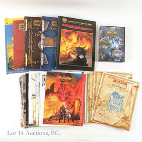 Dungeons & Dragons Books, 1st Ed.'s & More