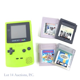 Nintendo Game Boy Color & Games (4)