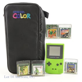 Nintendo Game Boy Color & Games (5)