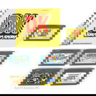 Mario Game Boy Advance Games (5): 5 Mario games for Game Boy Advance. Cartridges only. Does NOT include the console. Includes: Super Mario World, Super Mario Bros 3, Donkey Kong Country, Donkey Kong Country 3, and DK: King of Swing (w