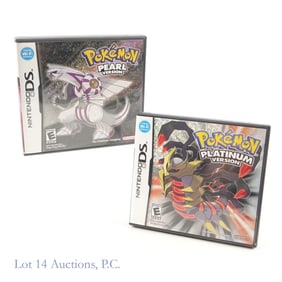 Nintendo DS Pokemon Platinum & Pearl Games (2)