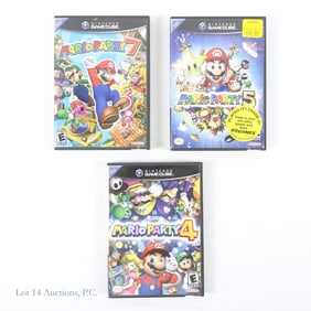 Nintendo Game Cube Mario Party 4, 5, 7