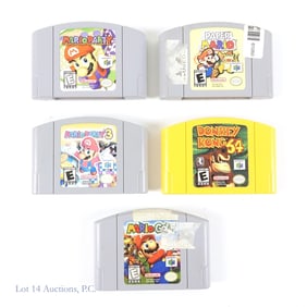 Assorted N64 Cartridges (5) (Mario Golf)