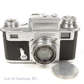 Zeiss Ikon Contax Camera + Telephoto Lens ***