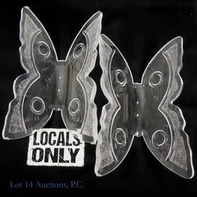 MCM Acrylic Butterfly Wing Table Base (LOCAL / 3D)