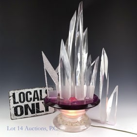 Acrylic Crystal Shards Illum. Sculpture  (LOCAL/3)