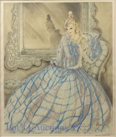 Louis Icart - Girl in Crinoline